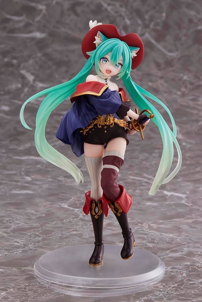 Taito Hatsune Miku Wonderland Puss in Boots Statue